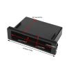 1Din Car Dashboard Storage Box Interior Radio Pocket Organizer Stereo Storage Case Vehicle Accessory view 2