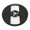 1/4 7 Inch Empty Reel, Replacement Tape Takeup Reel Opening Machine Part High Strength Aluminum Alloy Stable Rotation for Reel To Reel Tape Player (Black) view 1