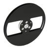 1/4 7 Inch Empty Reel, Replacement Tape Takeup Reel Opening Machine Part High Strength Aluminum Alloy Stable Rotation for Reel To Reel Tape Player (Black) view 2