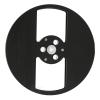 1/4 7 Inch Empty Reel, Replacement Tape Takeup Reel Opening Machine Part High Strength Aluminum Alloy Stable Rotation for Reel To Reel Tape Player (Black) view 3