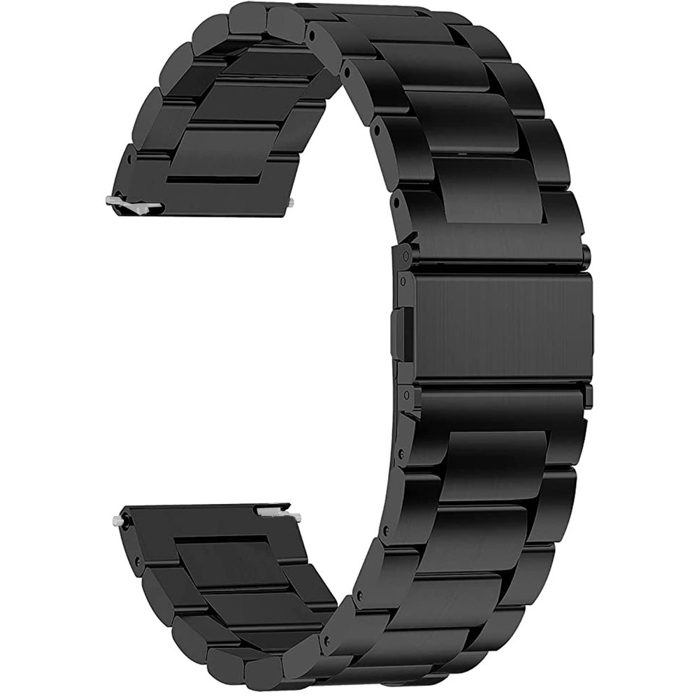 22mm Watch band, Lamshaw Quick Release Stainless Steel Metal Replacement Straps Compatible with KACLUT Smart Watch/EIGIIS K57 Pro 1.96 Military Smart Watches/ESFOE K57 1.96 Military Smart Watch/K57