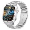 22mm Watch band, Lamshaw Quick Release Stainless Steel Metal Replacement Straps Compatible with KACLUT Smart Watch/EIGIIS K57 Pro 1.96 Military Smart Watches/ESFOE K57 1.96 Military Smart Watch/K57 Pro 1.96 Military Smart Watches (Silver) view 1