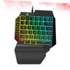 Hemobllo 1pc Left-Handed Mechanical Gaming Mixed Backlit Functionality Compact Design for Home and Gaming Use for Laptop view 3