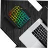 Hemobllo 1pc Left-Handed Mechanical Gaming Mixed Backlit Functionality Compact Design for Home and Gaming Use for Laptop view 4