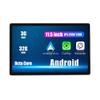 11.5" Universal CarPlay/Android Auto Autoradio FM/AM Radio Car Navigation Stereo Pad Multimedia Player GPS IPS Screen Display RDS DSP BT WiFi 2 Din Headunit Tablet Octa Core 3G+32G Rotatable view 1