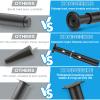 KONIGEEHRE [Upgraded 4 PCS Metal Adjustable Furniture Legs 7-11.8 inch, Heavy Duty Cabinet Legs Extension for Couch/Bed/Desk/Sofa/Table/Chair/Dresser, Replacement Legs for Furniture Black view 3