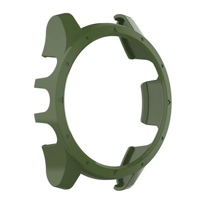 GANYUU Protective Case Cover for Garmin Forerunner 935 945 Bracelet Dial Case Anti-Scratch Shockproof Silicone Colorful Accessories (Color : Army Green, Size : for Forerunner 935)