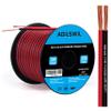 14AWG 150FT Speaker Wire, 2 Conductors Electrical Red Black Cable Hookup LED Lighting Strips Flexible Wire Extension Cord 14 Gauge Copper Clad Aluminum Copper Wire 12V/24V DC Cable view 1