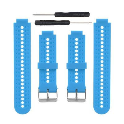 BUDAY Silicone Strap For Garmin Forerunner 235 Bracelet For Garmin Forerunner 220/230/235/620/630/735XT/235Lite Accessory watchband (Color : F, Size : For 235 lite)