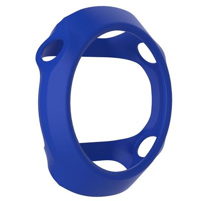 AXPTI Silicone Protective Watch Cases Shell for Garmin Forerunner 610 Band Watch Case Cover Protective Shell Wrist Bracelet Strap (Color : Blue)