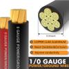 1/0 Gauge CCA Wire Kit with ANL Fuse - 40ft Total (20ft Red+Black) Car Amplifier Power Ground Cable, Complete Amp Install & Big 3 Upgrade Kit view 2
