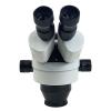 Lab Microscope Slides 3.5X 7X 45X 90X Simul-Focal Trinocular Stereo Microscope Head Continuous Zoom WF10X/20MM Eyepiece Auxiliary Objective Lens Microscope Parts (Color : 3.5X-90X WH) view 2