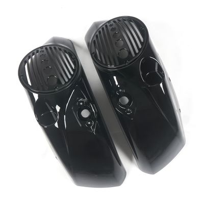 8'' Saddlebag Speaker Lid w/Chrome Grill for Victory Cross Country 2010-up