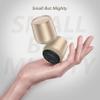 INSMY Small Bluetooth Speaker, Waterproof Mini Portable Wireless Speaker, Punchy Bass Rich Audio Stereo Pairing, Handheld Pocket Size,Built in Mic for Hiking Biking Gift Laptop Tablet (Gold) view 2