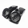 Sportbikefairings Vivid Black 8" Speaker Lids w/Tweeter Port for 1994-2013 Harley Touring Models view 2