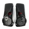 Sportbikefairings Vivid Black 8" Speaker Lids w/Tweeter Port for 1994-2013 Harley Touring Models view 3
