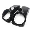 Sportbikefairings Vivid Black 8" Speaker Lids w/Tweeter Port for 1994-2013 Harley Touring Models view 4