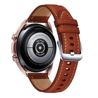EKSIL 20mm Fashion Leather Watch Band Strap for Garmin Venu 2 Plus for Vivoactive 3 Music 245 645 158 Replacement Wrist Strap Bracele (Color : C, Size : For Move Sport)