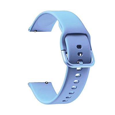EKSIL For Garmin Venu SQ Silicone Watch Band Sports Strap20mm Correa For Forerunner 245M/645/Vivoactive 3/245/Venu SQ Bracelet (Color : Light blue, Size : For Forerunner 245)