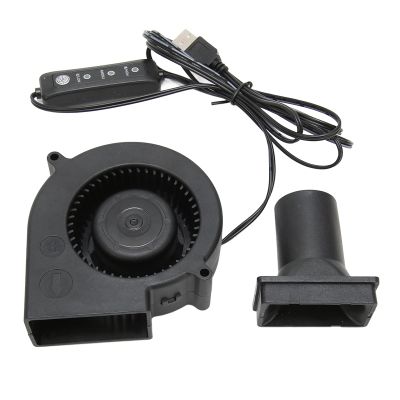3.8in USB Blower Fan, 3 Speed Mode, DC 5V, Brushless, 3800 RPM, 22 CFM, for PC Electronics 3D Printer, Wide Application