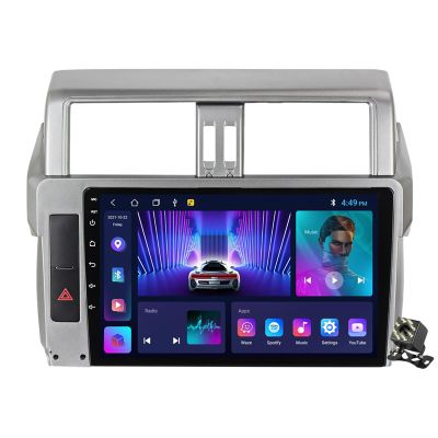 10 Inch Car Stereo for Toyota Land Cruiser Prado 150 2013-2017 Android 12 Touchscreen Car Radio GPS Navigation Support Carplay Android Auto Bluetooth WiFi 4G FM RDS SWC,Ts722/2+32g