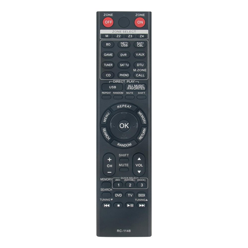 ALLIMITY RC-1148 Replacement Remote Control Compatible with Denon 7.2-Channel Networking AV Surround Receiver AVR-A100 AVR-4311CI AVR-3311CI