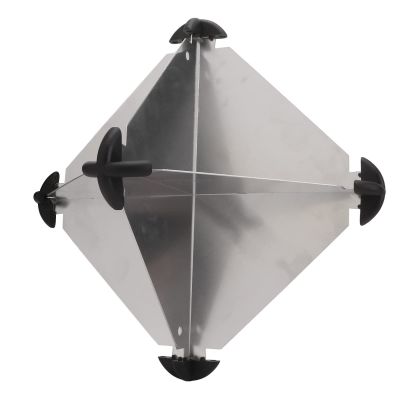NDNCZDHC Radar Reflectors, 10pcs Octahedral Type Aluminium Radar Reflectors 12x12 Inches for Sailboats Motorboat