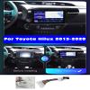 10 Inch Car Stereo Android 12 for Toyota Hilux 2015-2020 Car Radio GPS Navigation Headunit Multimedia Player with Backup Camera DSP Carplay/Android Auto BT SWC WiFi FM RDS,Ts711/1+16g view 2