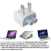 Mac Wall Adapter Plug Duckhead US Charger Cord Standard Duck Head Folding Replacement for A-pple MacBook/Mac iBook/iPhone/Ipad/iPod Power Adapter Brick etc (2 Pcs) view 3