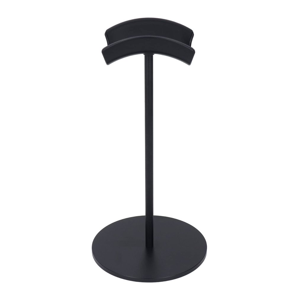 UPQRSGStand, Desktop Set Holder, Black Aluminium Alloy Earph Stand, Gaming Set Holder with Anti-Slip Base, Universal Set Display Holder for Homes Office Bedroom Studio