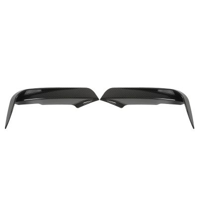 NDNCZDHC 2st Frre Sttfngare Vent Canard Splitter Vnster Hger ABS Vindkniv Ers Caretak FO 3 Seriess F30 F31 F3 320i 328i M Sports(Piano black)