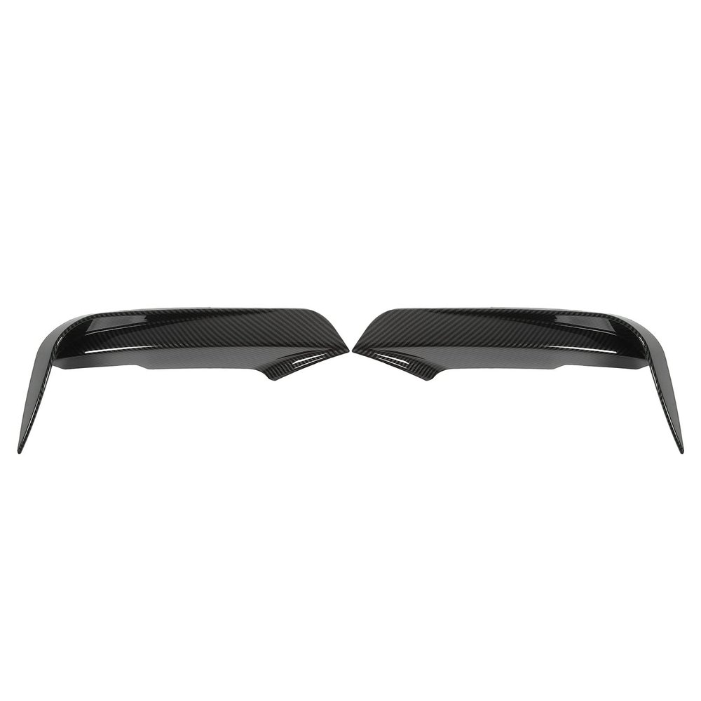 NDNCZDHC 2st Frre Sttfngare Vent Canard Splitter Vnster Hger ABS Vindkniv Ers Caretak FO 3 Seriess F30 F31 F3 320i 328i M Sports(Piano black)