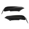 NDNCZDHC 2st Frre Sttfngare Vent Canard Splitter Vnster Hger ABS Vindkniv Ers Caretak FO 3 Seriess F30 F31 F3 320i 328i M Sports(Piano black) view 2