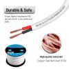 16 Gauge Speaker Wire (50FT), Electrical Wire,16 AWG Stranded PVC Extension Cord, 12V Low Voltage/Tinned Copper/Flexible Cable for Automotive Wiring, Lamp Cord, Marine Cable-CCA view 4