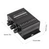 Aramox 12V Mini Car Stereo Amplifier, Portable Audio Power Amp with Clear Sound Quality, AK270 Model for Car, Motorbike, Home view 2