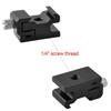 Camera Tripod Adapter Mount Kit 1/4 to 1/4 Screws, 1/4 to 3/8 Converter Thread Screw, Hot Shoe Male or Female Screw Set for Tripod Monopod Flash Plate Mount(2pcs Cold Shoe Screw) view 2