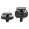 Camera Tripod Adapter Mount Kit 1/4 to 1/4 Screws, 1/4 to 3/8 Converter Thread Screw, Hot Shoe Male or Female Screw Set for Tripod Monopod Flash Plate Mount(4pcs Single Double Layer Screw) view 2