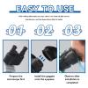 2PCS Binocular Eye Cups, Binocular Eye Cups Replacement 27mm Inner Diameter Foldable Binocular Rubber Eyepiece Eye Guards CupsCups are not Curve Around Your face view 3