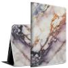 BFSEROBJ Case for All-New Fire 7 Tablet Case 7" 12th Generation 2022 Release Lightweight Smart Cover PU Leather Adjustable Stand Protective Cover with Auto Wake/Sleep - White Marble view 1