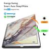 BFSEROBJ Case for All-New Fire 7 Tablet Case 7" 12th Generation 2022 Release Lightweight Smart Cover PU Leather Adjustable Stand Protective Cover with Auto Wake/Sleep - White Marble view 3
