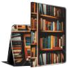 BFSEROBJ Case for All-New Kindle Fire HD 10 & 10 Plus Tablet 11th Generation 2021 Release Lightweight Smart Case PU Leather Adjustable Stand Protective Cover with Auto Wake/Sleep - Bookshelf view 1