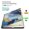 BFSEROBJ Case for All-New Fire 7 Tablet Case 7" 12th Generation 2022 Release Lightweight Smart Cover PU Leather Adjustable Stand Protective Cover with Auto Wake/Sleep - Blue Marble view 3
