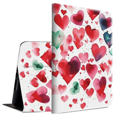BFSEROBJ Case for 6.8" Kindle Paperwhite 11th Generation 2021 and Kindle Paperwhite Signature Edition Lightweight Smart Case Adjustable Stand Protective Cover with Auto Wake/Sleep - Red Love Heart
