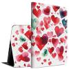 BFSEROBJ Case for 6.8" Kindle Paperwhite 11th Generation 2021 and Kindle Paperwhite Signature Edition Lightweight Smart Case Adjustable Stand Protective Cover with Auto Wake/Sleep - Red Love Heart view 1