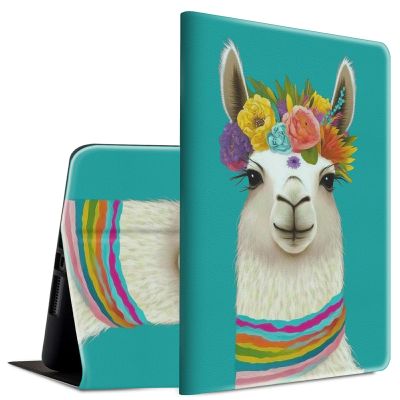 BFSEROBJ Case for 6.8" Kindle Paperwhite 11th Generation 2021 and Kindle Paperwhite Signature Edition Lightweight Smart Case Adjustable Stand Protective Cover with Auto Wake/Sleep - Cute Alpaca