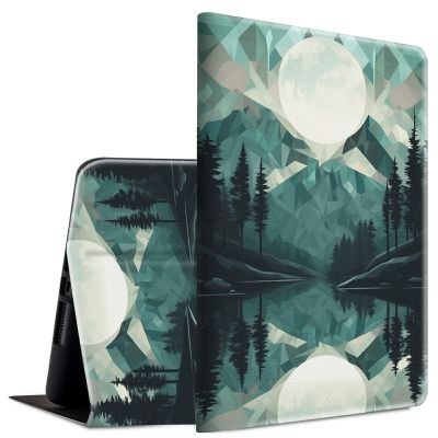 BFSEROBJ Case for 6.8" Kindle Paperwhite 11th Generation 2021 and Kindle Paperwhite Signature Edition Lightweight Smart Case Adjustable Stand Protective Cover with Auto Wake/Sleep - Mountain Forest