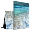 BFSEROBJ Case for 6.8" Kindle Paperwhite 11th Generation 2021 and Kindle Paperwhite Signature Edition Lightweight Smart Case Adjustable Stand Protective Cover with Auto Wake/Sleep - Green Sea Waves view 1