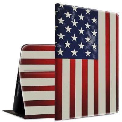 BFSEROBJ Case for 6.8" Kindle Paperwhite 11th Generation 2021 and Kindle Paperwhite Signature Edition Lightweight Smart Case Adjustable Stand Protective Cover with Auto Wake/Sleep - American Flag