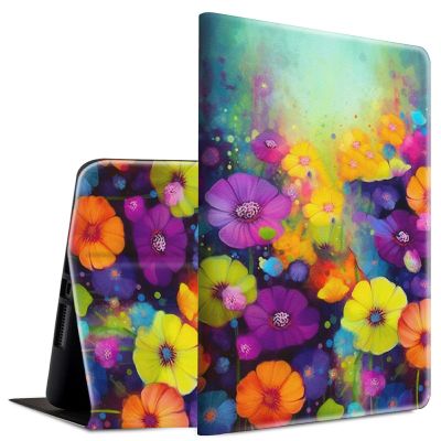 BFSEROBJ Case for 6.8" Kindle Paperwhite 11th Generation 2021 and Kindle Paperwhite Signature Edition Lightweight Smart Case Adjustable Stand Protective Cover with Auto Wake/Sleep - Colorful Flower