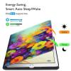 BFSEROBJ Case for 6.8" Kindle Paperwhite 11th Generation 2021 and Kindle Paperwhite Signature Edition Lightweight Smart Case Adjustable Stand Protective Cover with Auto Wake/Sleep - Colorful Flower view 3